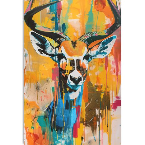 SLIKA ANTILOPE POPUT SLIKE NA PLATNU - SLIKE JELENA - SLIKE