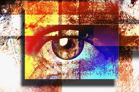 SAMOLEPÍCÍ TAPETA SURREALISTICKÉ OKO - SAMOLEPÍCÍ TAPETY - TAPETY