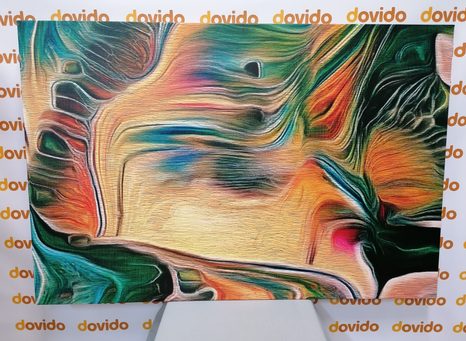 WANDBILD PSYCHEDELISCHE ABSTRAKTION - ABSTRAKTE BILDER - BILDER