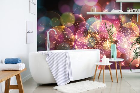 SELBSTKLEBENDE TAPETE SCHILLERNDE ABSTRAKTION - SELBSTKLEBENDE TAPETEN - TAPETEN