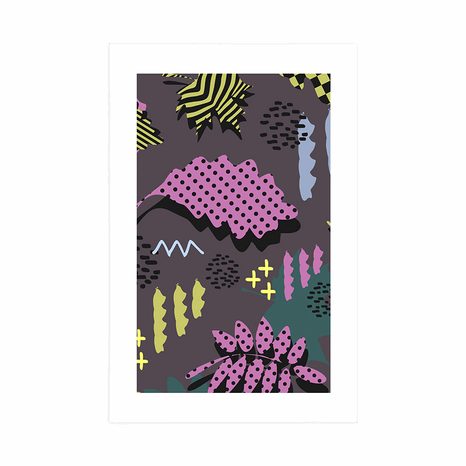 POSTER – FOGLIE UNICHE - ASTRATTO E MODELLATO - POSTER