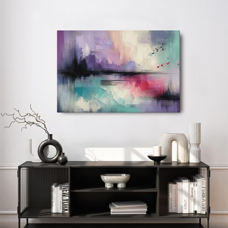 OBRAZ ABSTRAKTNÍ HARMONICKÁ PALETA BAREV - ABSTRAKTNÍ OBRAZY - OBRAZY