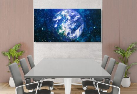 WANDBILD PLANET ERDE - BILDER VON UNIVERSUM UND STERNEN - BILDER