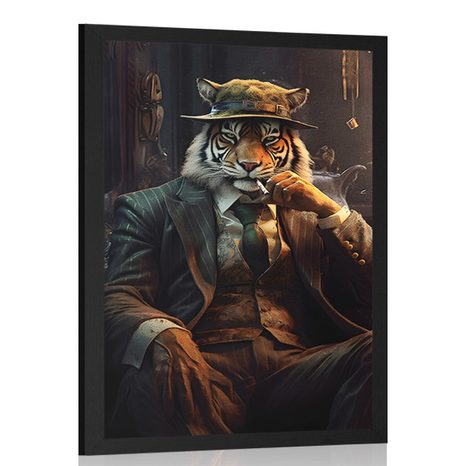 POSTER TIERISCHER GANGSTER TIGER - TIERISCHE GANGSTER - POSTER