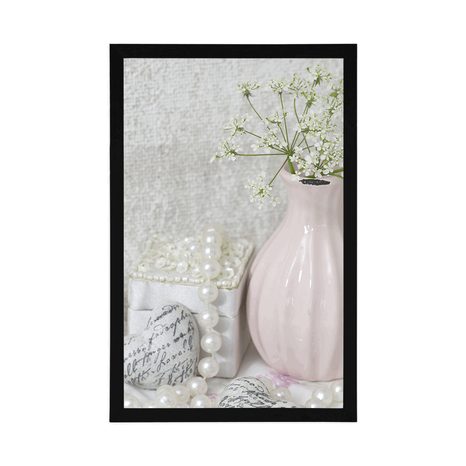 POSTER – NATURA MORTA SHABBY CHIC DI LUSSO - VINTAGE E RETRÒ - POSTER