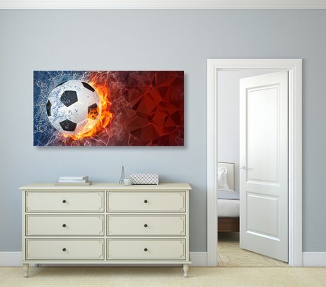 OBRAZ FOTBALOVÝ MÍČ - ABSTRAKTNÍ OBRAZY - OBRAZY