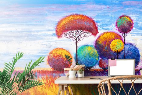 SELBSTKLEBENDE TAPETE HERBSTWALD - SELBSTKLEBENDE TAPETEN - TAPETEN