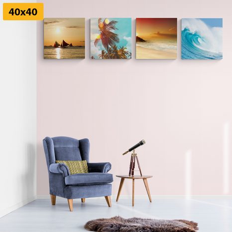 SET OBRAZŮ ŽIVOT U MOŘE - SESTAVY OBRAZŮ - OBRAZY