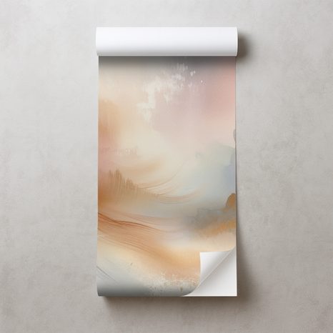 SAMOLEPÍCÍ FOTOTAPETA PASTELOVÉ ABSTRAKTNÍ AKVARELOVÉ TAHY - ΑΦΗΡΗΜΈΝΗ ΤΑΠΕΤΣΑΡΊΑ - ΤΑΠΕΤΣΑΡΊΕΣ