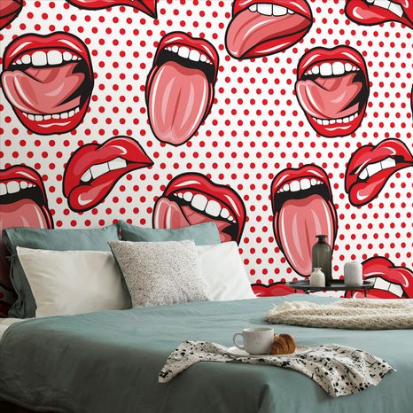 SELF ADHESIVE WALLPAPER IN POP ART STYLE - SELF-ADHESIVE WALLPAPERS - WALLPAPERS