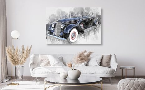 OBRAZ HISTORICKÉ RETRO AUTO - VINTAGE A RETRO OBRAZY - OBRAZY