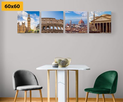 SET OBRAZŮ OSLNIVÁ MĚSTA - SESTAVY OBRAZŮ - OBRAZY