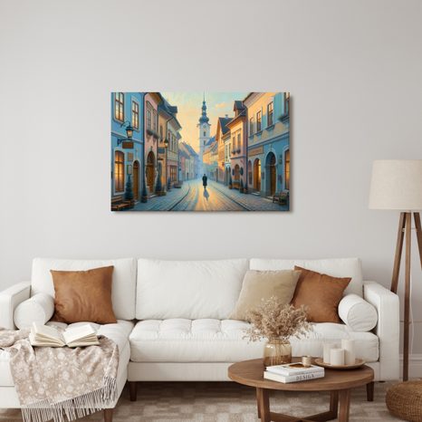 OBRAZ PROCHÁZKA HISTORICKÝM CENTREM - OBRAZY MĚSTA - OBRAZY