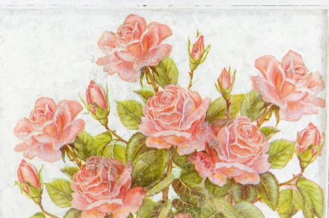 WALLPAPER VINTAGE BOUQUET OF ROSES - WALLPAPERS VINTAGE AND RETRO - WALLPAPERS