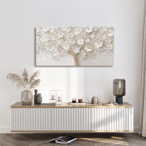 OBRAZ ELEGANCE KVĚTINOVÉHO STROMU ŽIVOTA - OBRAZY STROM ŽIVOTA - OBRAZY