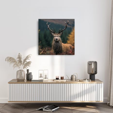 OBRAZ JELEN V KOUZELNÉM LESE - OBRAZY JELENI - OBRAZY