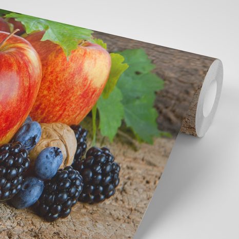 FOTOTAPETE HERBSTERNTE - TAPETEN MIT ESSEN UND GETRÄNKEN - TAPETEN