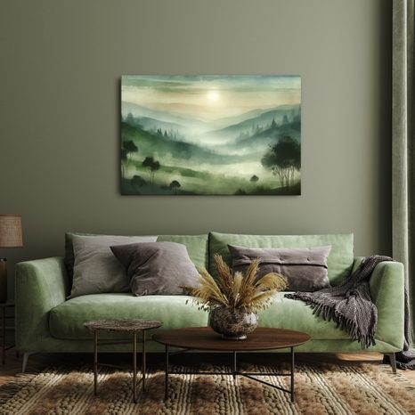 KÉP ZÖLD DOMBOLDALAK - NAPFELKELTÉT ÉS NAPNYUGTÁT ÁBRÁZOLÓ KÉPEK - KÉPEK