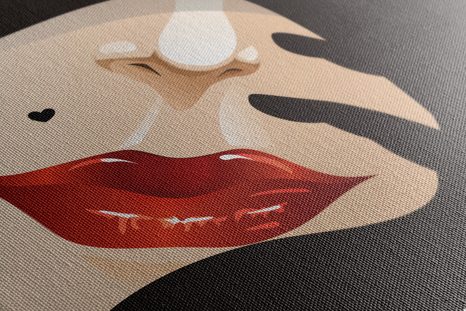 WANDBILD VERHÜLLTE FRAU - BILDER VON MENSCHEN - BILDER