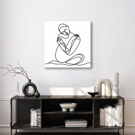 OBRAZ JEMNÁ KRÁSKA V MINIMALISMU - OBRAZY ŽENY - OBRAZY