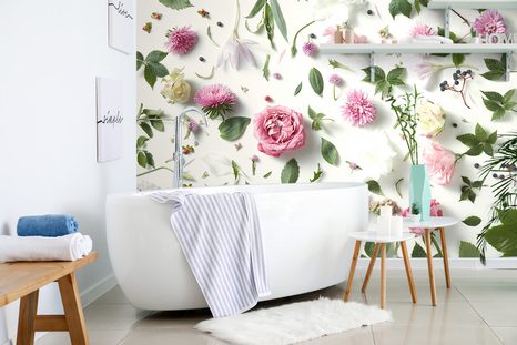 SELF ADHESIVE WALLPAPER DELICATE FLORAL STILL LIFE - SELF-ADHESIVE WALLPAPERS - WALLPAPERS