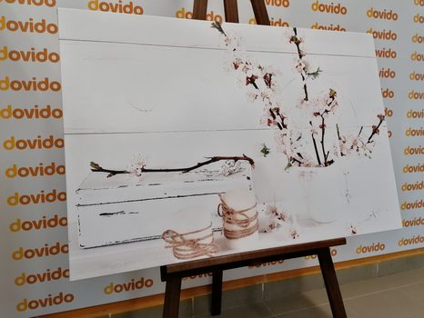 OBRAZ RUSTIKÁLNÍ ZÁTIŠÍ - VINTAGE A RETRO OBRAZY - OBRAZY