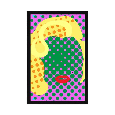 POSTER MARILYN MONROE IM POP-ART-STIL - POP-ART - POSTER