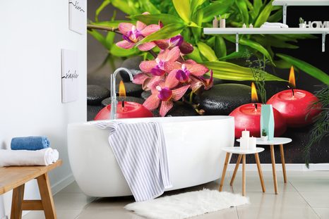 TAPETA UMIRUJUĆA MRTVA PRIRODA - ZEN - TAPETE FENG SHUI - TAPETE