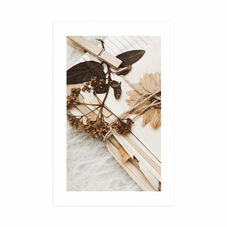 PLAKAT S PASPARTUOM ZBIRKA STARIH DOPISA - MRTVA PRIRODA - PLAKATI