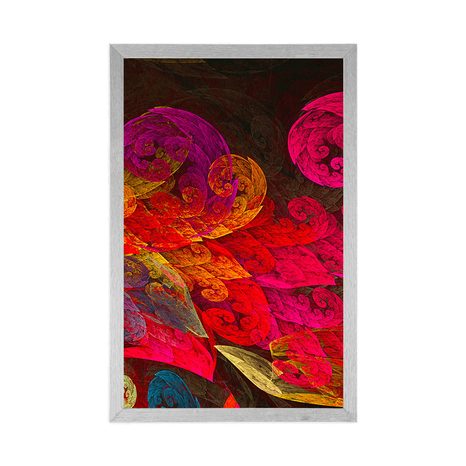 PLAGÁT ABSTRAKTNÉ PASTELOVÉ LISTY - ABSTRAKTNÉ A VZOROVANÉ - PLAGÁTY