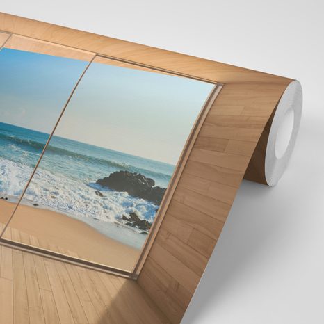 TAPETE WUNDERSCHÖNER BLICK AUFS MEER - TAPETEN MIT NATURMOTIVEN - TAPETEN