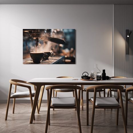 OBRAZ KÁVA V RANNÍM SVĚTLE - OBRAZY JÍDLA A NÁPOJE - OBRAZY