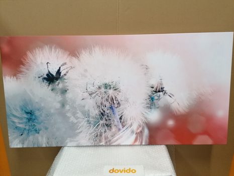 КАРТИНА НА ПЛАТНО – ГЛУХАРЧЕ С АБСТРАКТНИ ЕЛЕМЕНТИ - КАРТИНИ С ЦВЕТЯ - КАРТИНИ