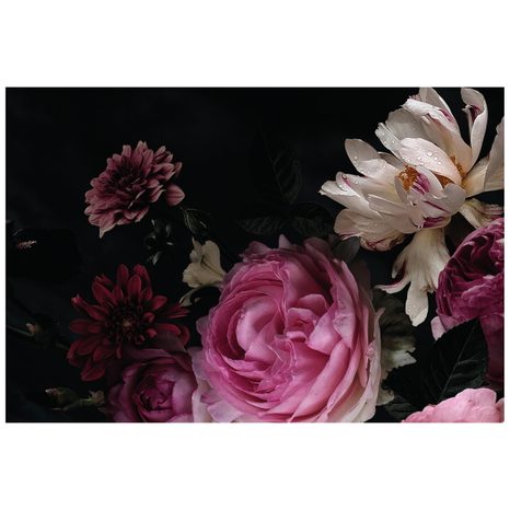 SELBSTKLEBENDE FOTOTAPETE BLUMENSTRAUSS IN DETAILANSICHT - SELBSTKLEBENDE TAPETEN - TAPETEN