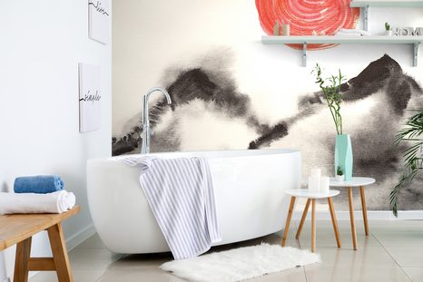 SELBSTKLEBENDE TAPETE JAPANISCHE MALEREI - SELBSTKLEBENDE TAPETEN - TAPETEN