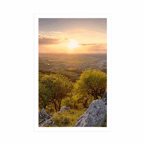 PLAKAT DIVNA PRIRODA OBASJANA SUNCEM - PRIRODA - PLAKATI