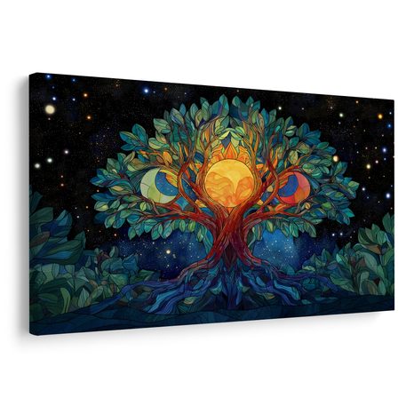 OBRAZ STROM ŽIVOTA POD HVĚZDAMI - OBRAZY STROMY ŽIVOTA - OBRAZY