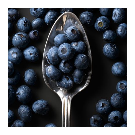 OBRAZ MODRÉ BORŮVKOVÉ OSVĚŽENÍ - OBRAZY JÍDLA A NÁPOJE - OBRAZY