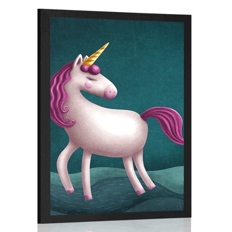 AFFICHE LICORNE DE CONTE DE FÉES - ROZPRÁVKOVÉ BYTOSTI - AFFICHES