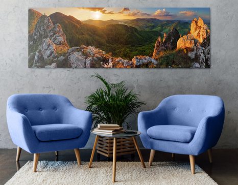 TABLEAU SUR TOILE – VRŠATSKÉ BRADLA EN SLOVAQUIE - TABLEAUX DE LA NATURE ET DES PAYSAGES - TABLEAUX