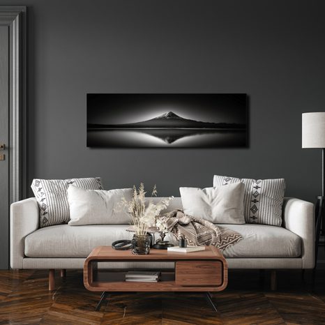 OBRAZ KLIDNÁ NOC U JEZERA - OBRAZY HORY - OBRAZY