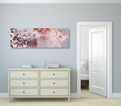 TABLEAU SUR TOILE – ABSTRACTION EN TONS DOUX - PEINTURES ABSTRAITES - TABLEAUX