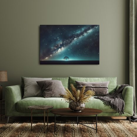 OBRAZ STROM ŽIVOTA POD HVĚZDAMI - OBRAZY STROMY ŽIVOTA - OBRAZY