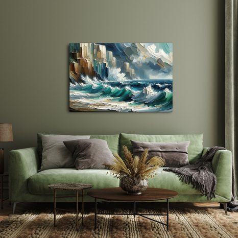 WANDBILD MEERES-SYMPHONIEN - BILDER MEER UND STRAND - BILDER