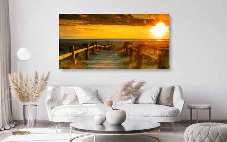 WANDBILD FASZINIERENDER SONNENUNTERGANG - 🔥 TOTALAUSVERKAUF