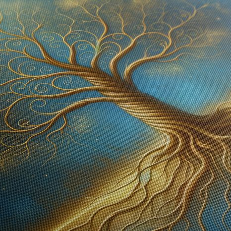 OBRAZ STROM ŽIVOTA V ZÁŘI HVĚZD - OBRAZY STROMY ŽIVOTA - OBRAZY