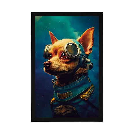 POSTER – CANE BLU-ORO - SIGNORI DEL REGNO ANIMALE - POSTER