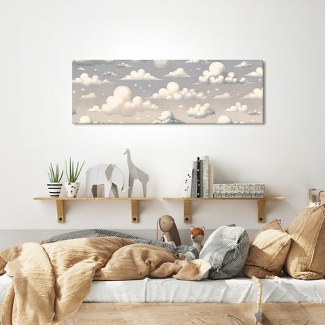 WANDBILD HIMMEL VOLLER WOLKEN - BILDER FÜR KINDER - BILDER