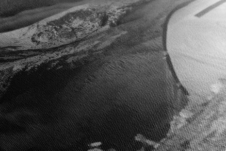 OBRAZ STAN POD NOČNOU OBLOHOU V ČIERNOBIELOM PREVEDENÍ - OBRAZY - 🔥 TOTÁLNY VÝPREDAJ