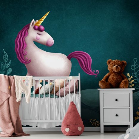 SELF ADHESIVE WALLPAPER FAIRY TALE UNICORN - SELF-ADHESIVE WALLPAPERS - WALLPAPERS